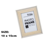 White Picture Frame with Stripes